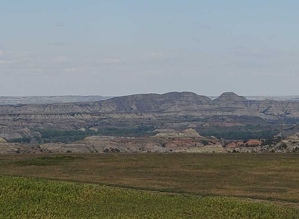 North Dakota badlands