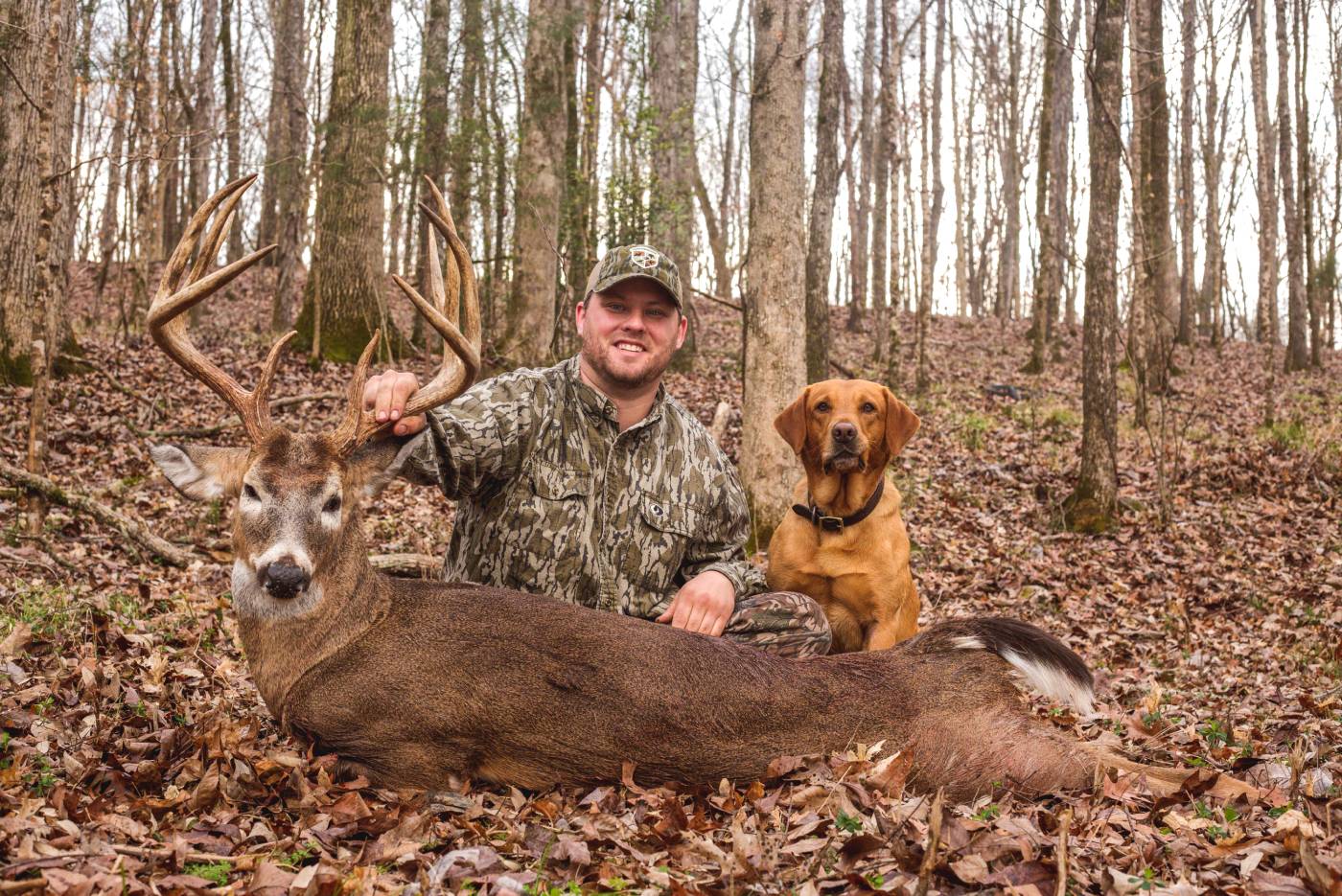 neill and timbo with deer