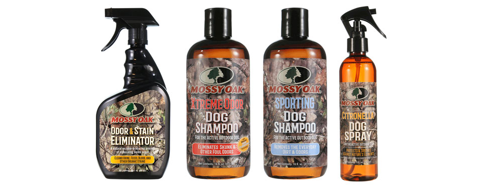 Mossy Oak Nilodor pet products