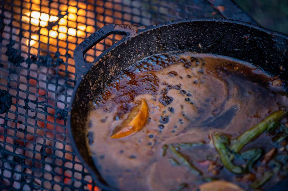 orange glaze for rattlesnake recipe