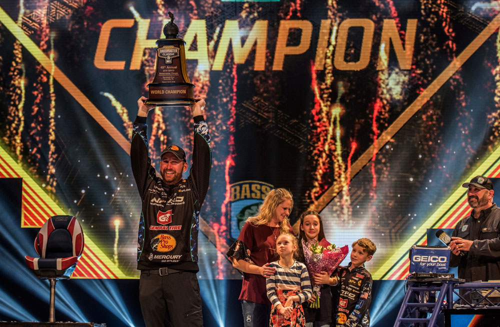 Ott DeFoe 2019 Bassmaster Classic Champion