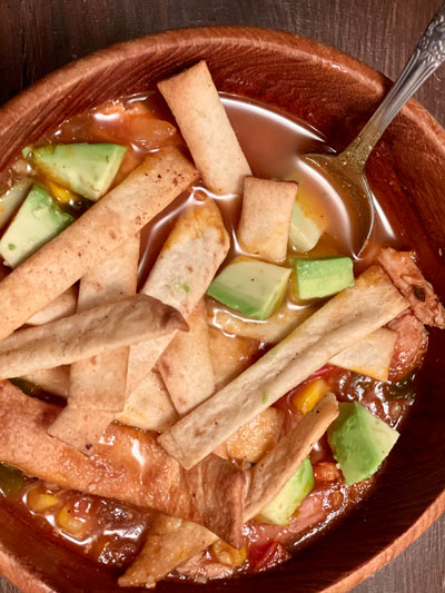 pheasant tortilla soup