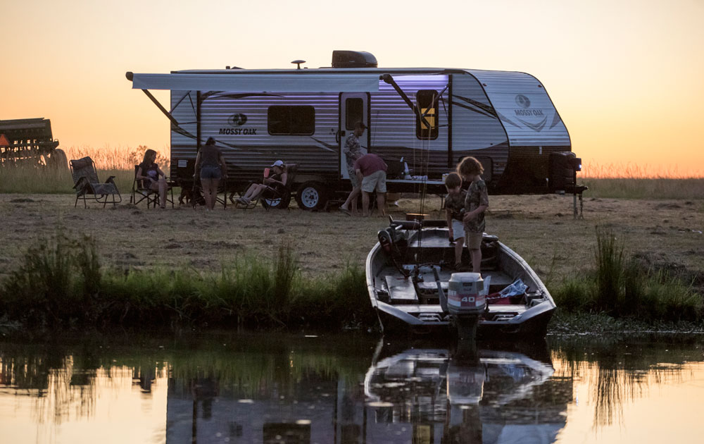 RV Camping family