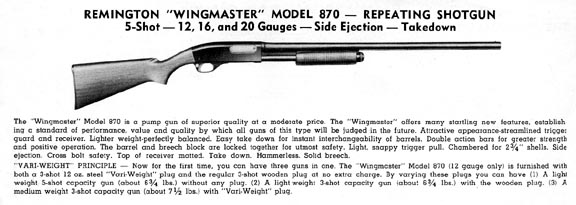 Remington 870 vintage