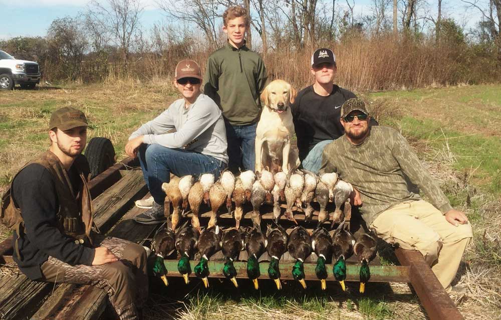 Shane Smith kids duck hunting