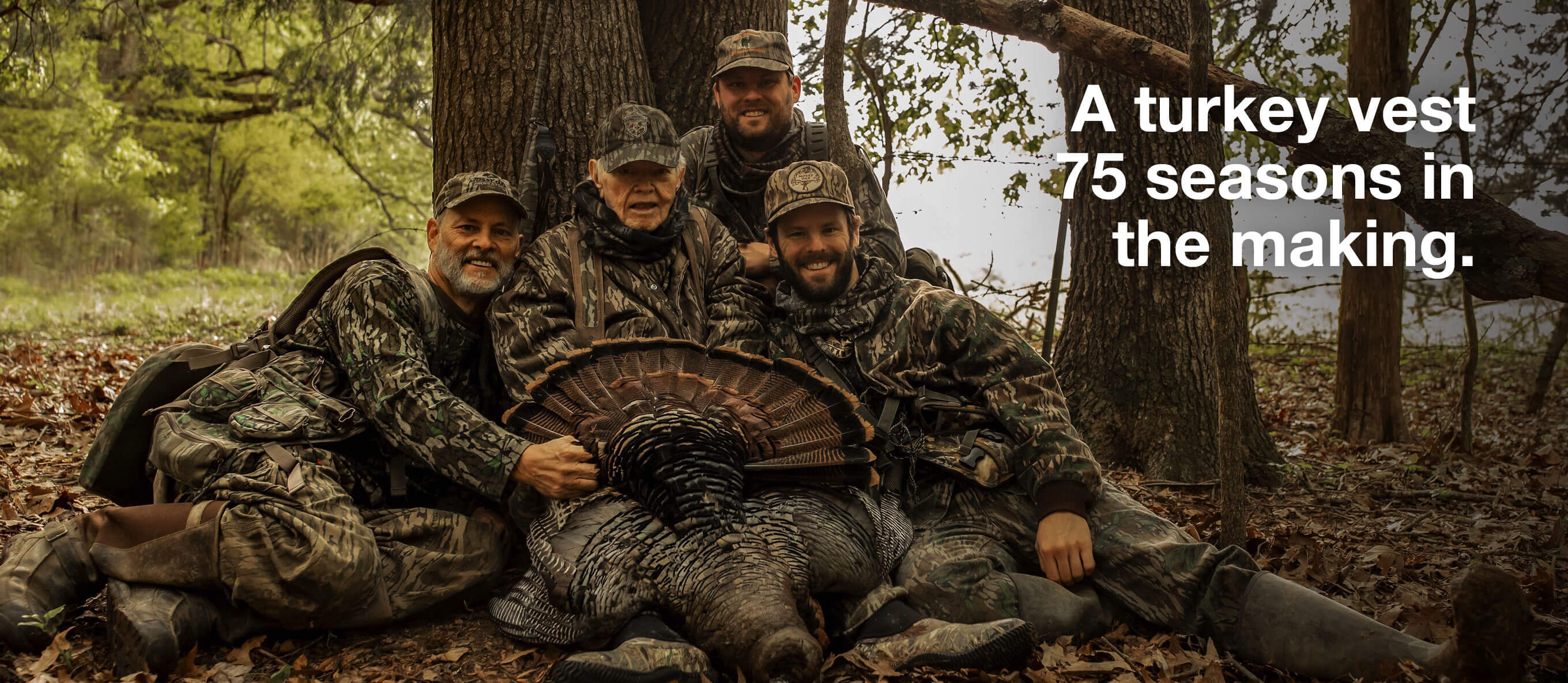 A turkey vest 75 seasons in the making.