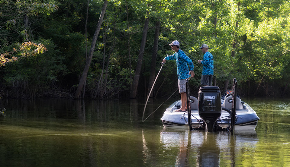 bass fishing in summer