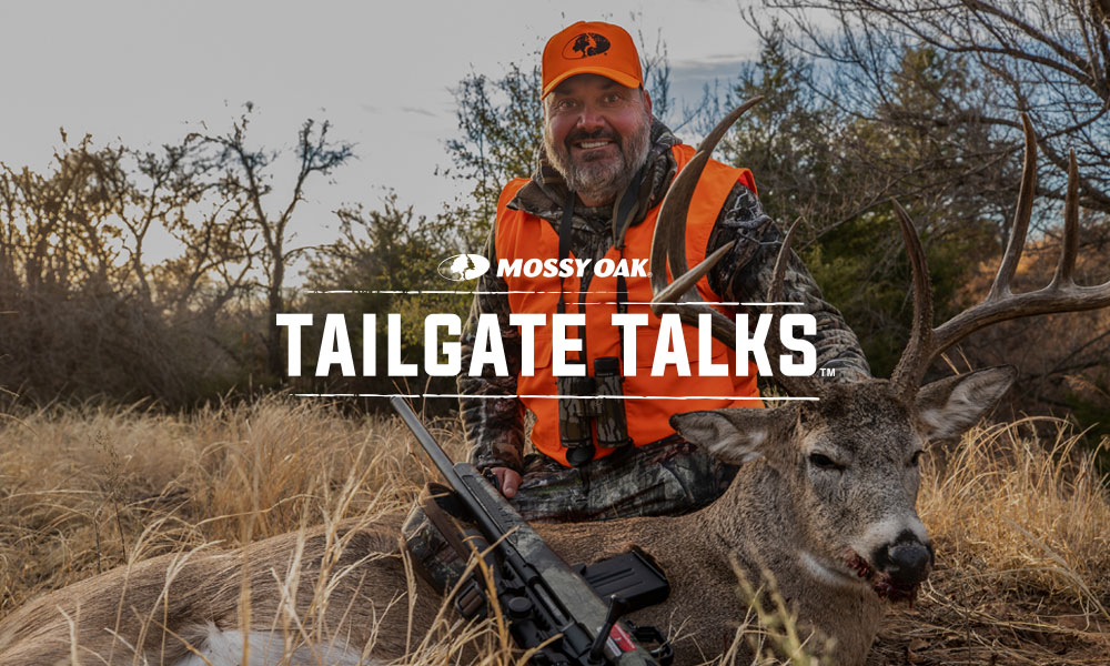 hero shot of deer with tailgate talks logo