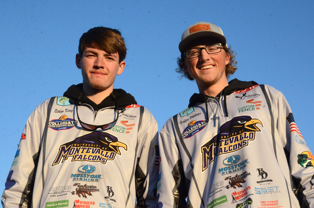 University of Montevallo fishing team