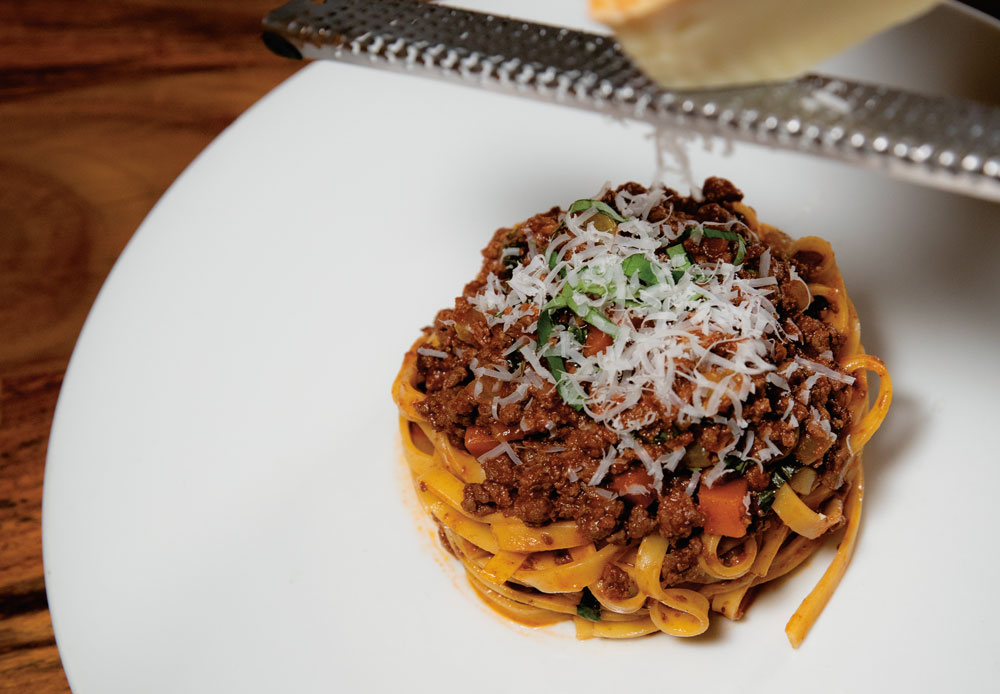 Venison Bolognese with Tagliatelle