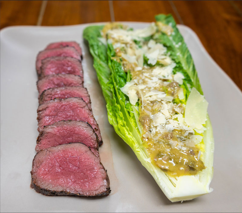 Venison Caesar Salad recipe