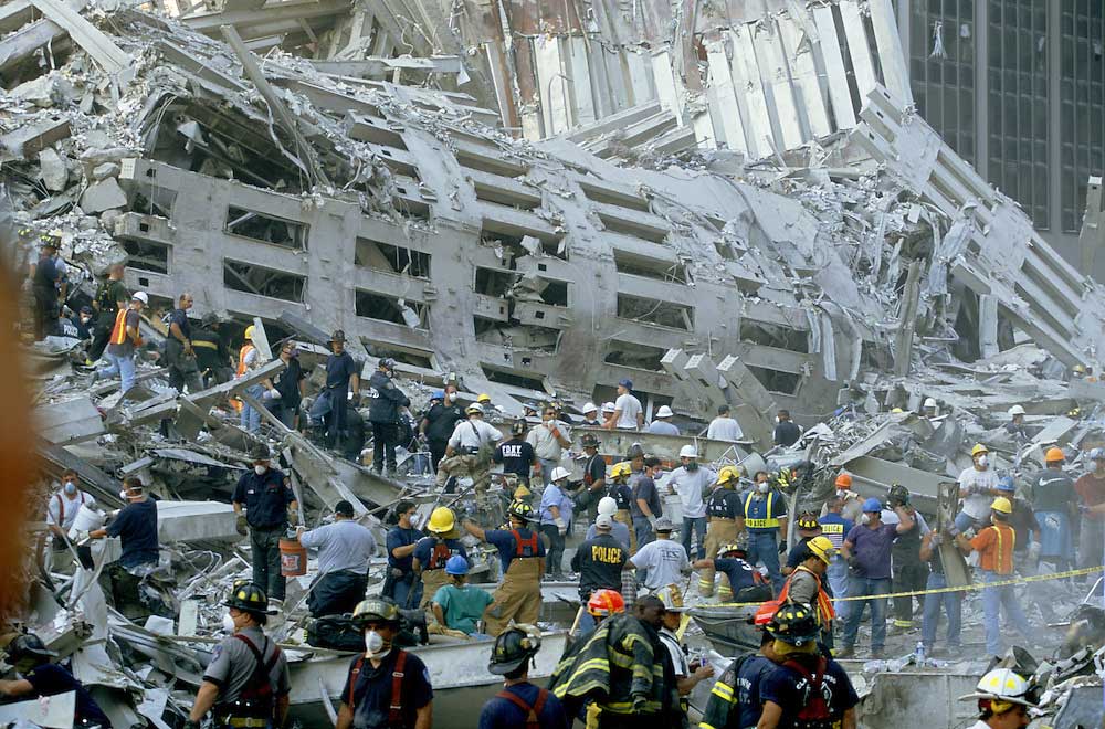 World Trade Center rubble