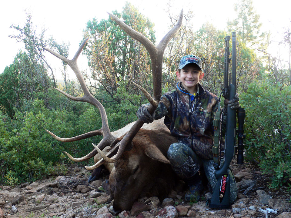 youth elk hunter