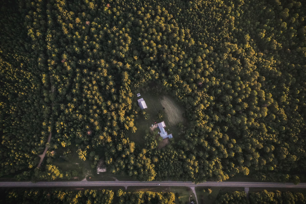 aerial drone photo