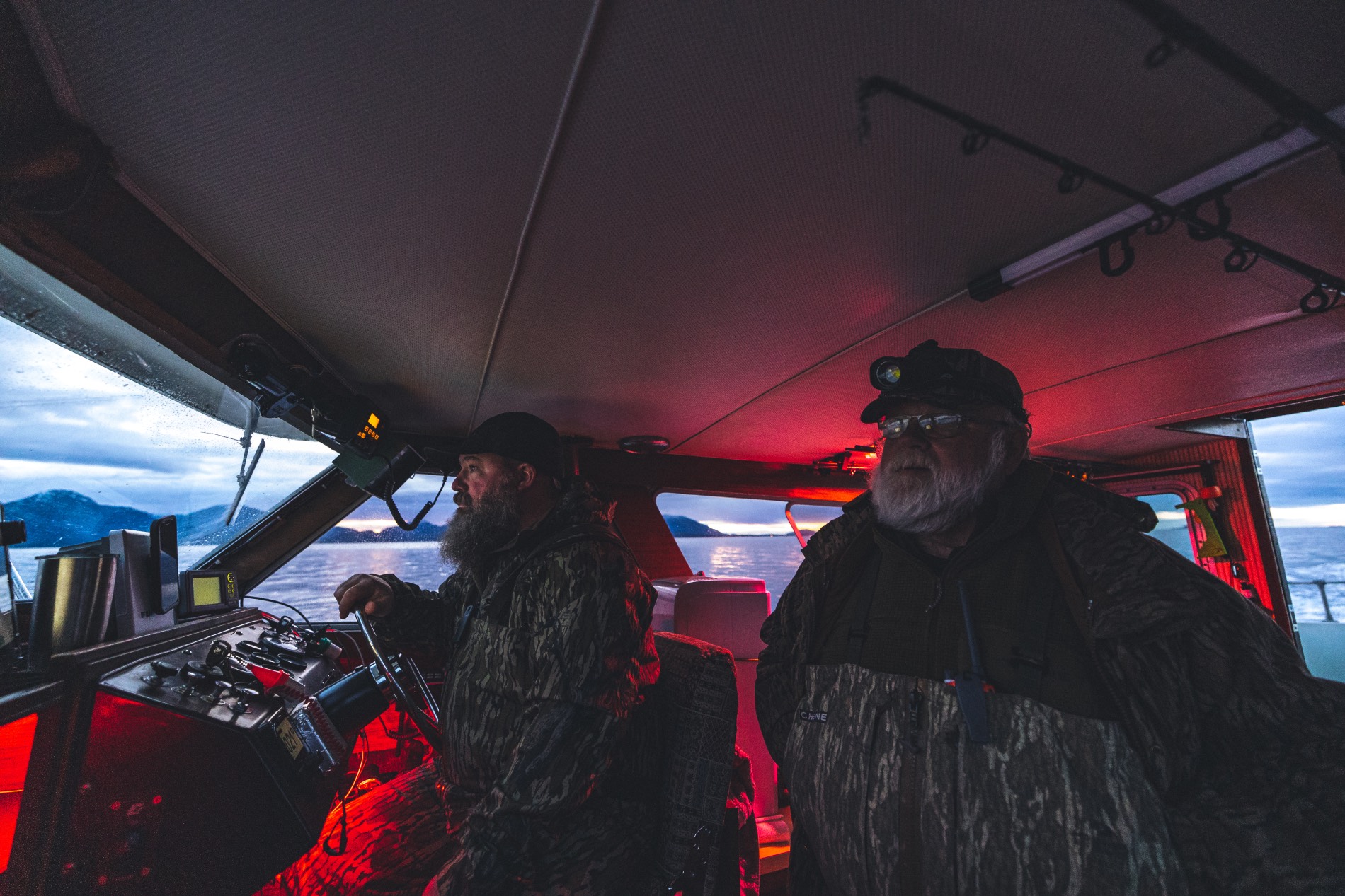 arriving on boat