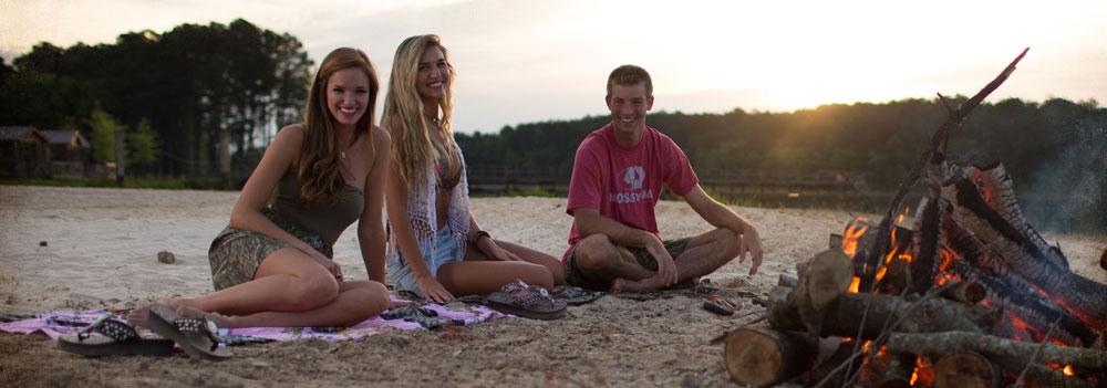 beach camping