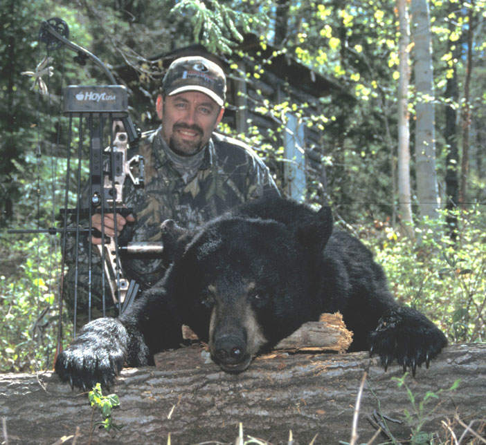 Bob Humphrey with bear