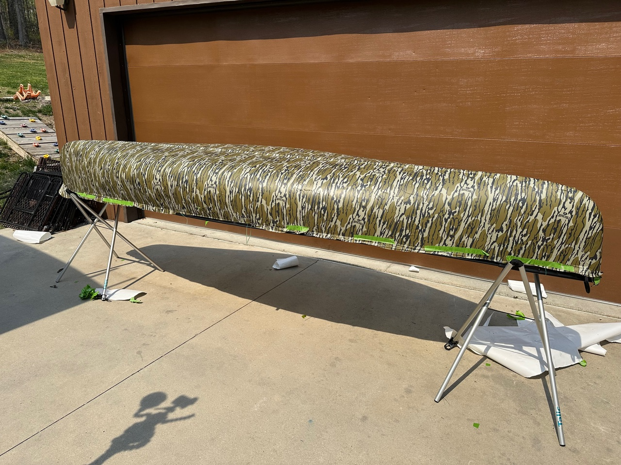 finished canoe
