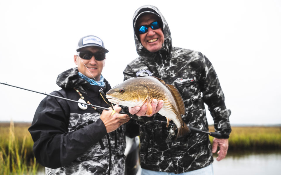 cold weather redfishing