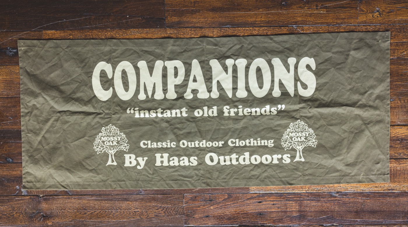 a banner that reads companions