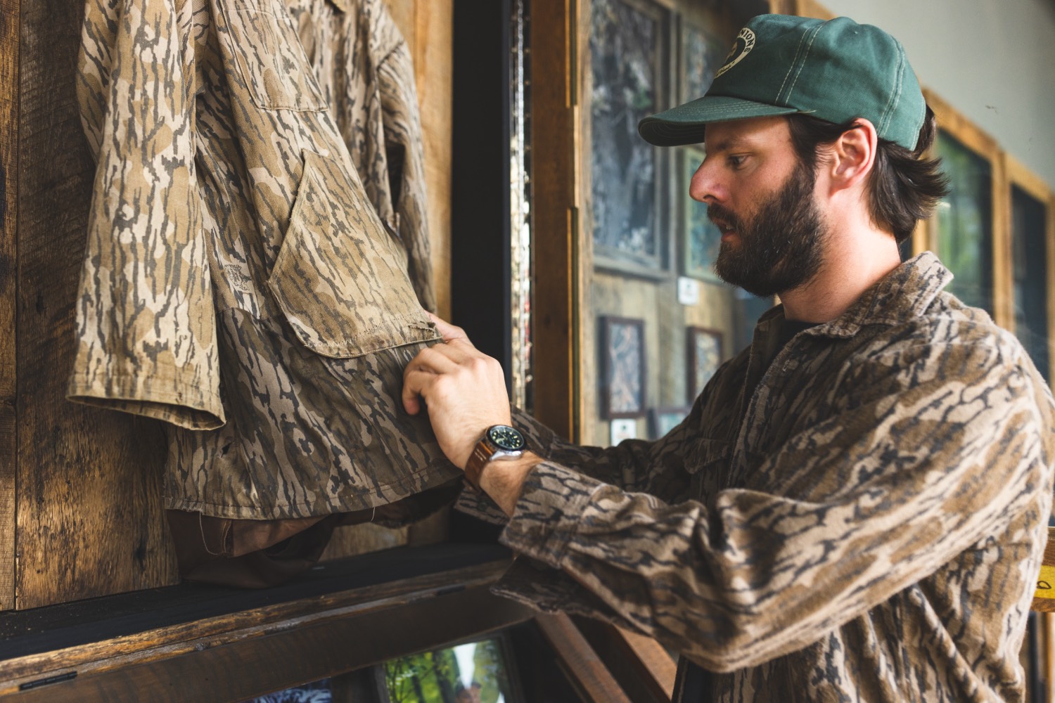 Daniel Haas takes a look at one of the old mossy oak jackets