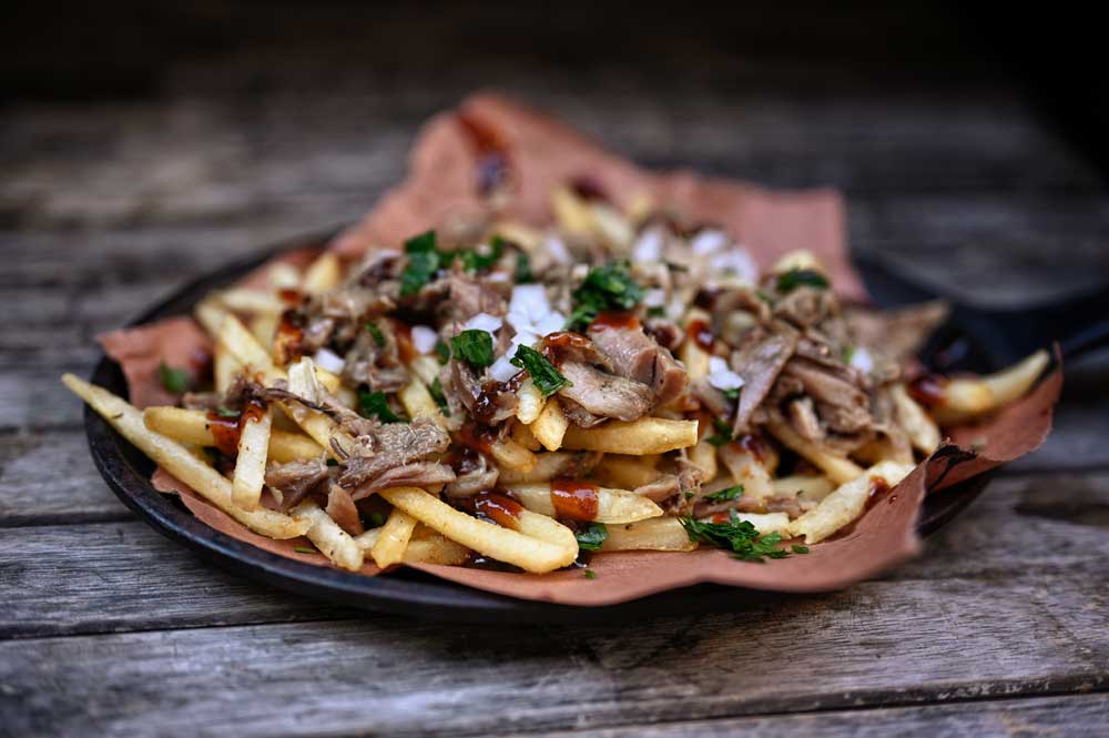 duck confit garlic fries