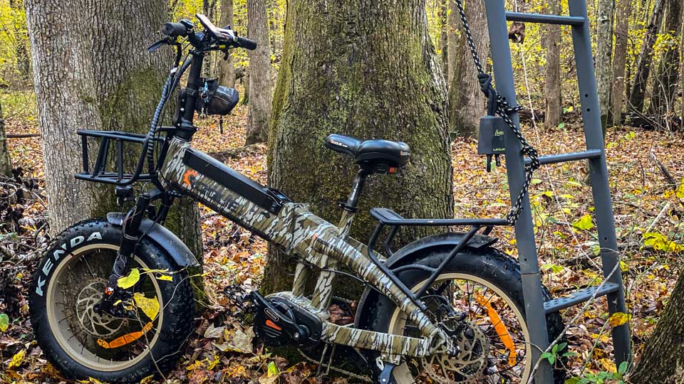 ebike at treestand