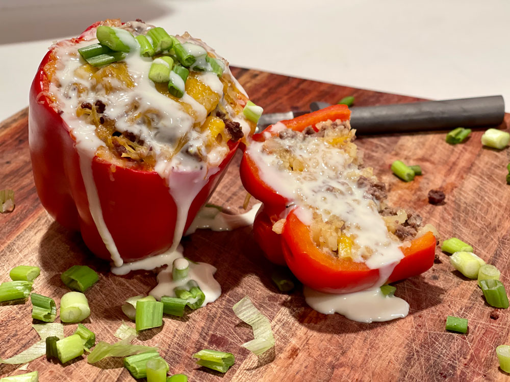 elk stuffed bell peppers