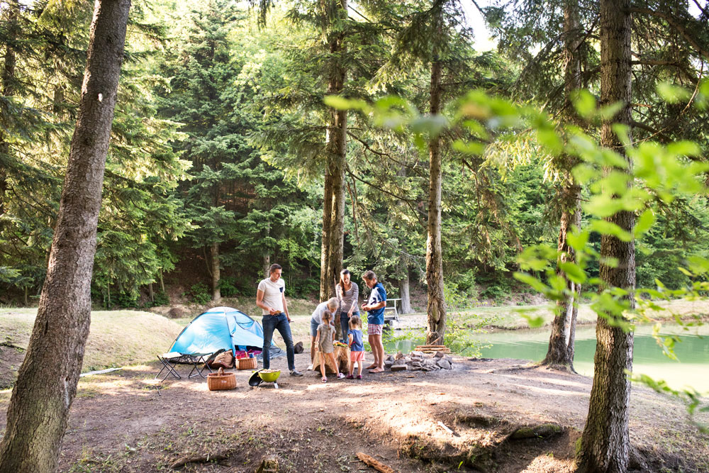 family camping