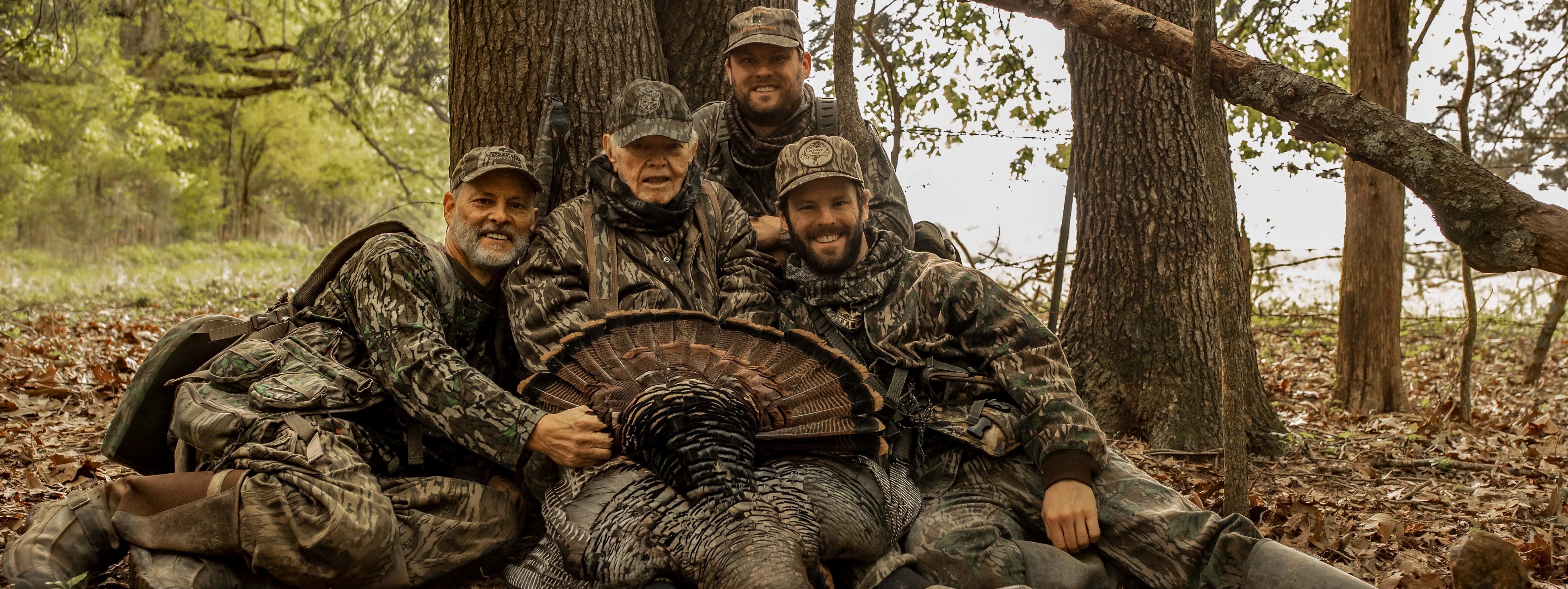 haas family with the turkey