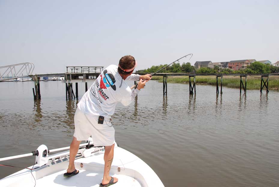 near shore redfishing