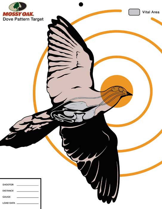 flying dove target printable