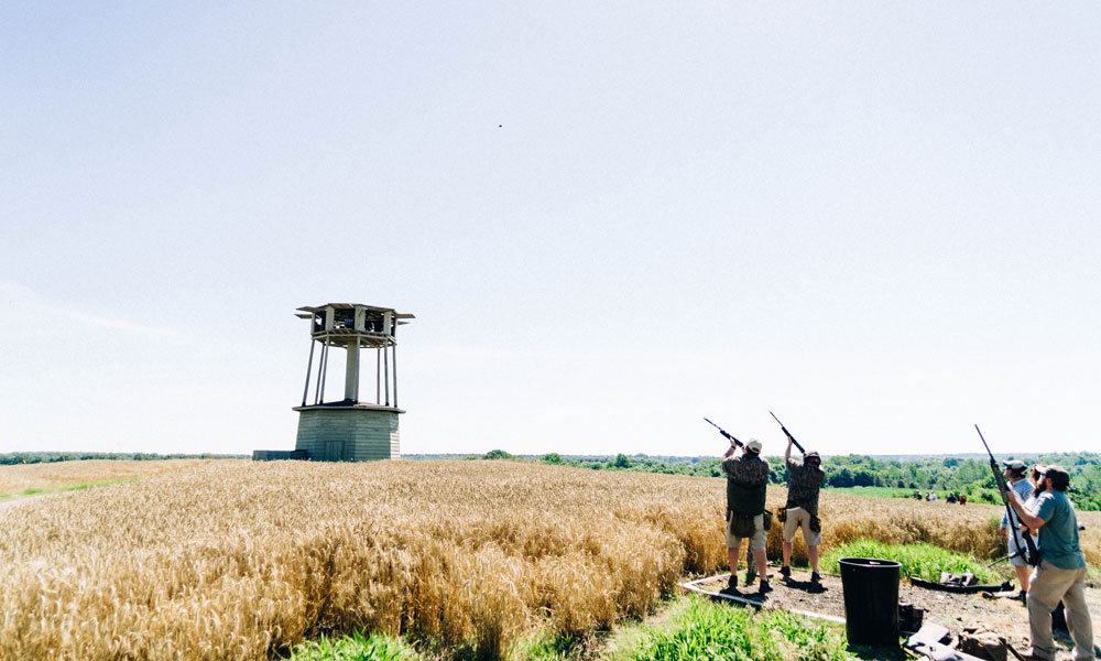 clay target shooting