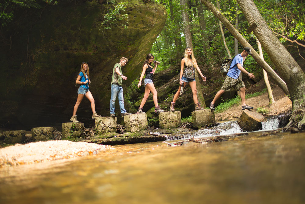 group of hikers