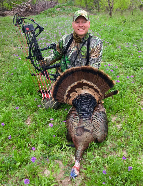 Heath Wood bowhunting turkeys