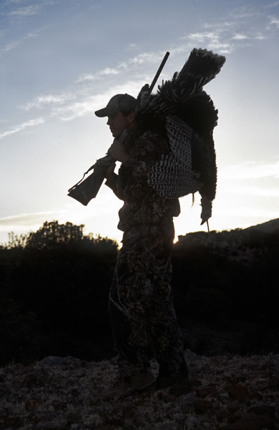 hunter with turkey