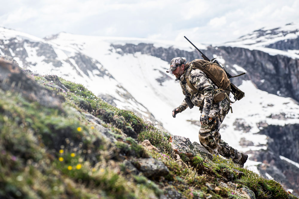 hunting in snow