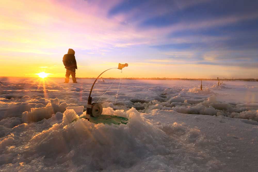 ice fisherman