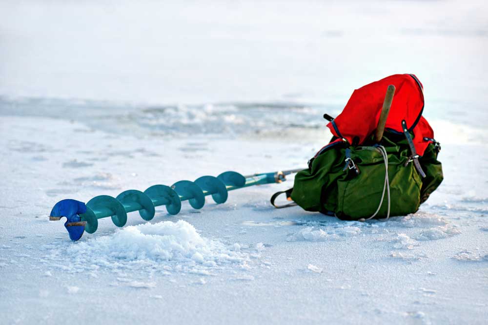 ice fishing auger