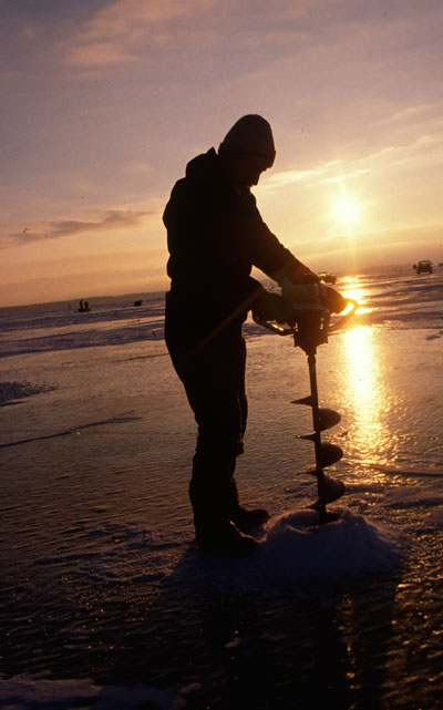 ice fishing drill