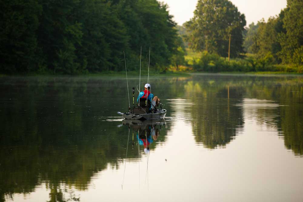 kayak fishing