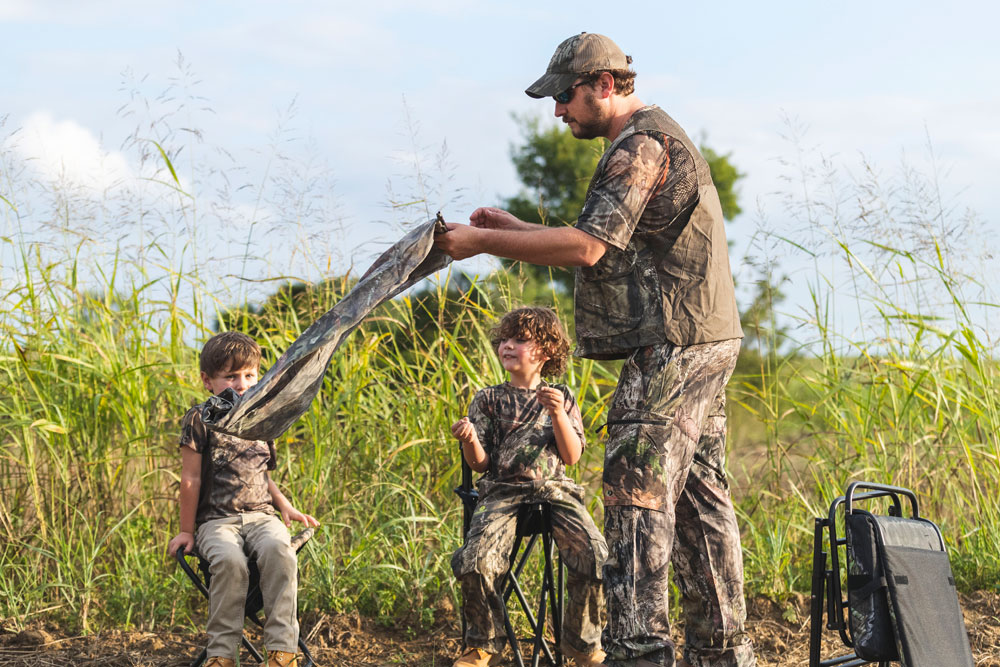 kids dove hunting