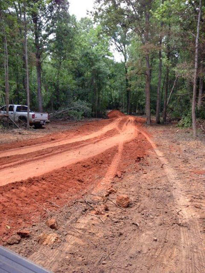 building a road