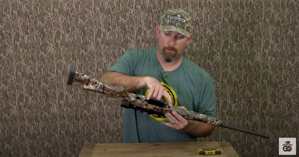 Mossberg Patriot Rifle removing barrel