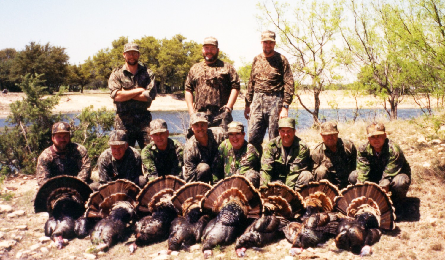 group of turkey hunters