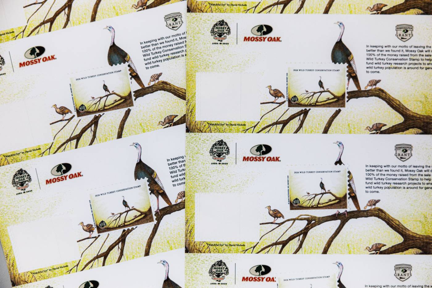 mossy oak wild turkey stamp