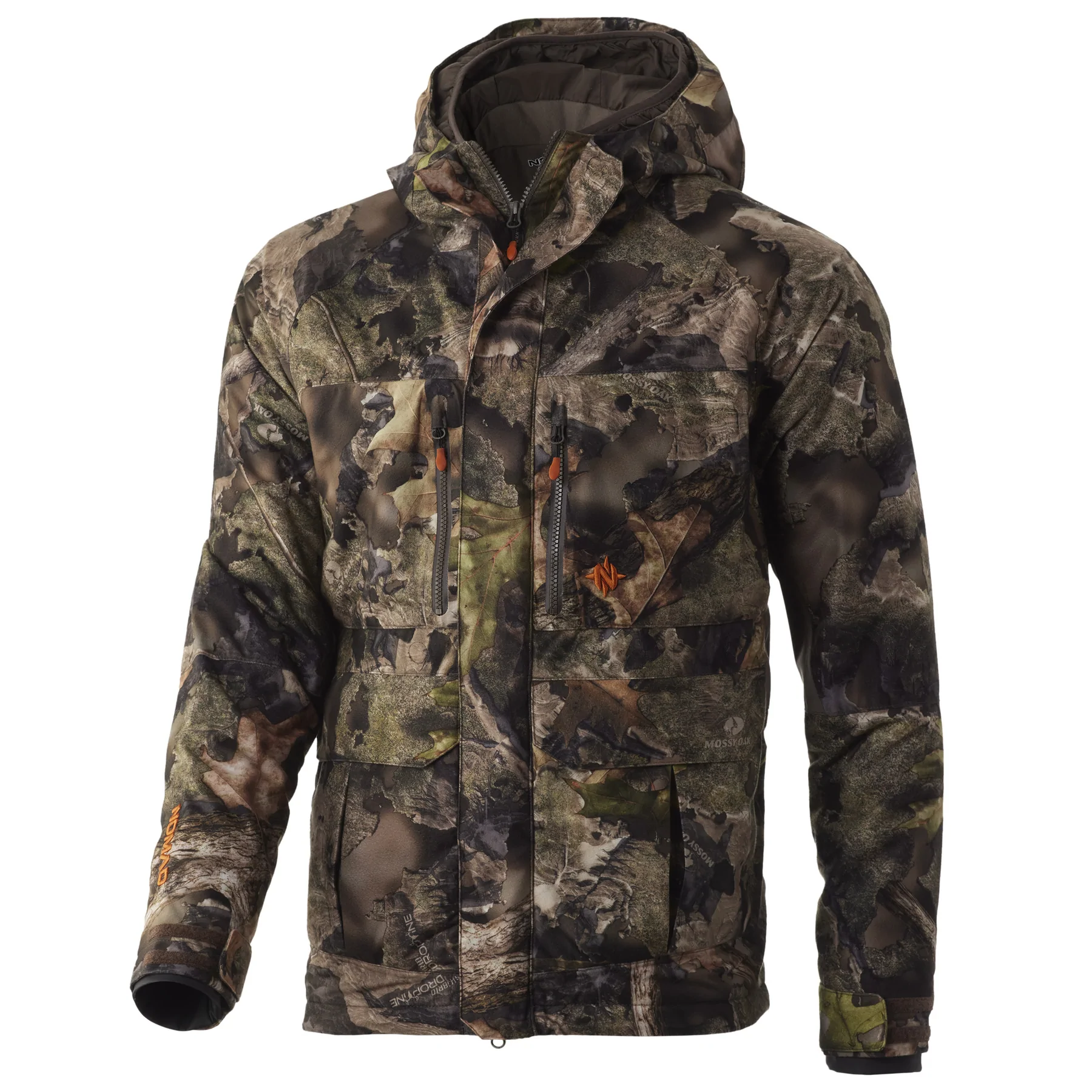 camo jacket white background