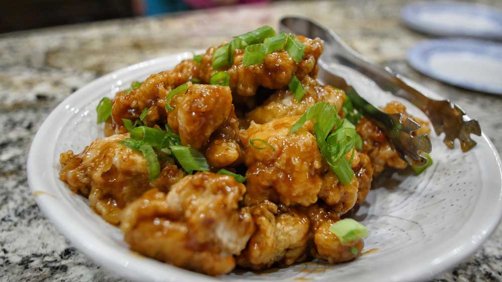 orange chicken style rattlesnake recipe