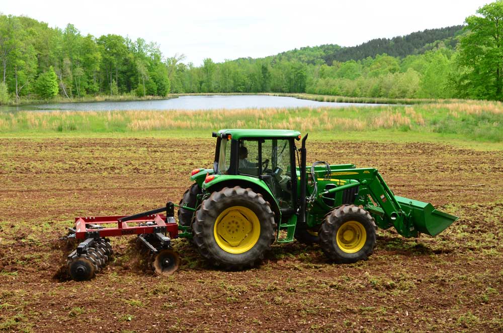 preparing summer food plot