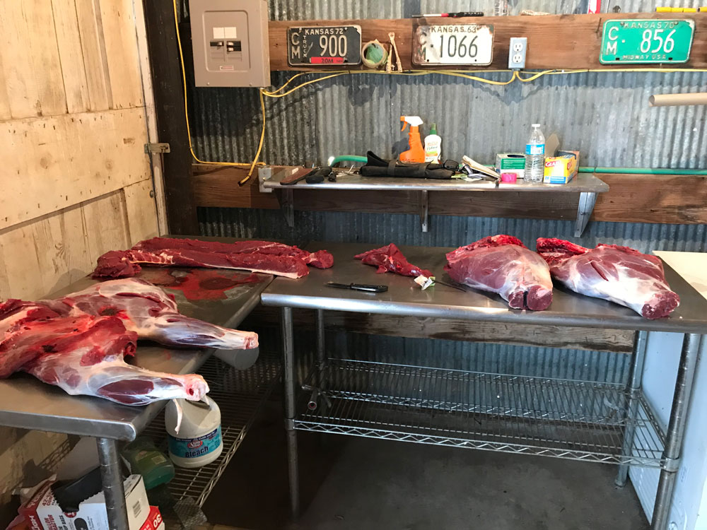 prepping wild game